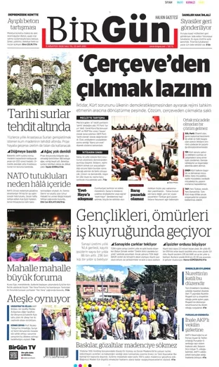 Birgün Gazetesi 11 Ağustos 2026 günün manşeti