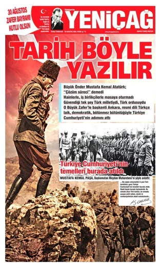 Yeniçağ Gazetesi 30 Ağustos 2026 günün manşeti