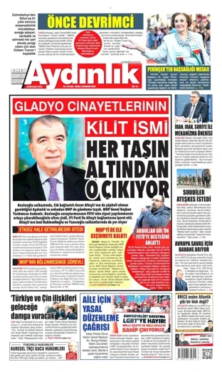 Aydınlık Gazetesi 19 Eylül 2026 günün manşeti