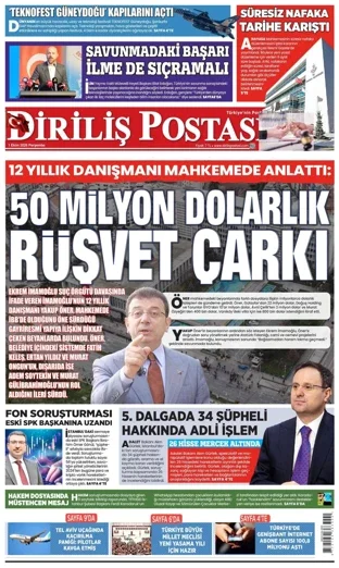 Diriliş Postası Gazetesi 1 Ekim 2026 günün manşeti
