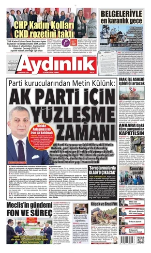 Aydınlık Gazetesi 2 Ekim 2026 günün manşeti