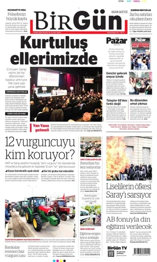 Birgün Gazetesi 4 Ekim 2026 günün manşeti