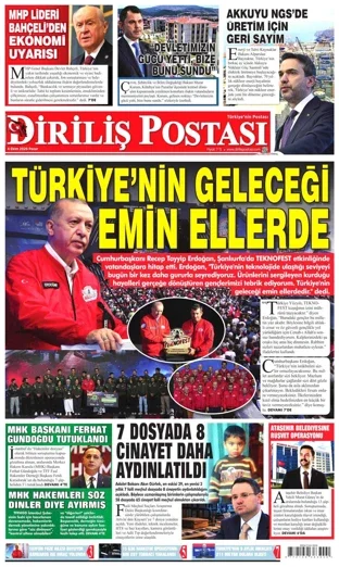 Diriliş Postası Gazetesi 4 Ekim 2026 günün manşeti