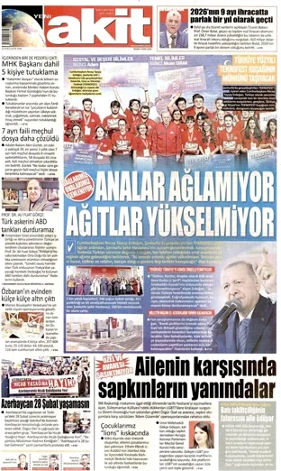 Yeni Akit Gazetesi bugünkü manşeti - 4 Ekim 2026