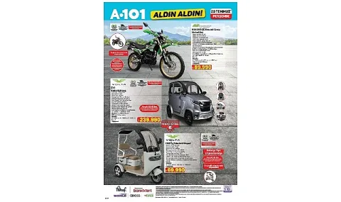 A101, 23 Temmuz'da Elektrikli Araç VOLTA EV1'i Tüketicilere Sunuyor