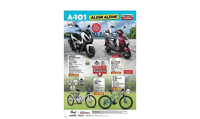 A101'den 2 Temmuz'da Mobilite ve Teknoloji Ürünlerinde Cazip Fırsatlar