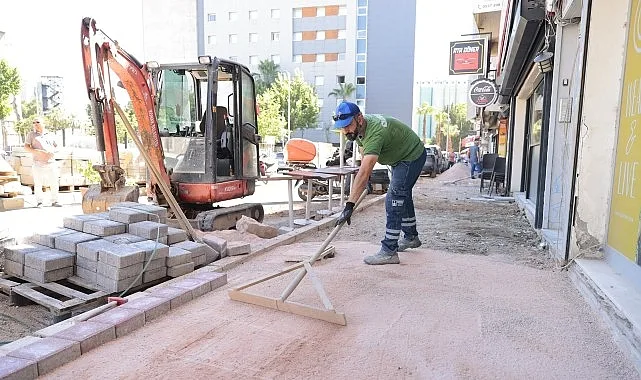 Alsancak'ta Sokak Yenilemeleri Devam Ediyor: 1472 Sokak Tamamlandı