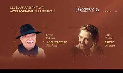 Altın Portakal Sinema Emek Ödülleri Abdurrahman Keskiner ve Suzan Kardeş'in