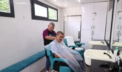 Antalya Büyükşehir'den Yayla ve Kırsal Mahallelere Mobil Kuaför Desteği