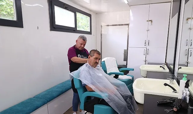 Antalya Büyükşehir'den Yayla ve Kırsal Mahallelere Mobil Kuaför Desteği