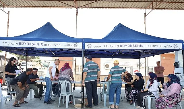 Aydın'da Mobil Diş Klinikleri Kırsal Mahallelerde Hizmet Veriyor