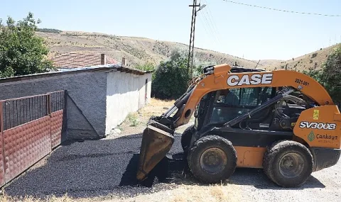 Çankaya'da Kırsal Mahallelerde Asfalt Çalışmaları Hız Kesmeden Devam Ediyor