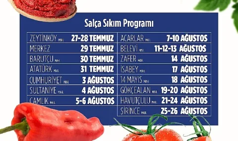 Efes Selçuk'ta Kışlık Salça Hazırlıkları İçin Makine Desteği Başlıyor