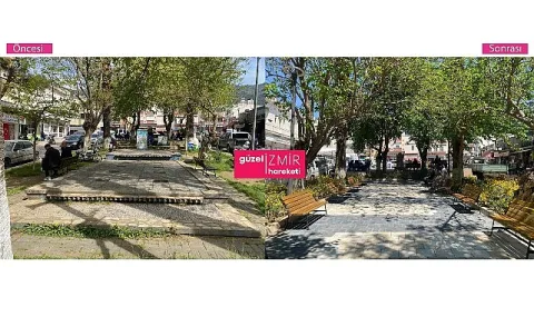 Güzel İzmir Hareketi Bayındır'da Atıl Alanı Canlandırdı