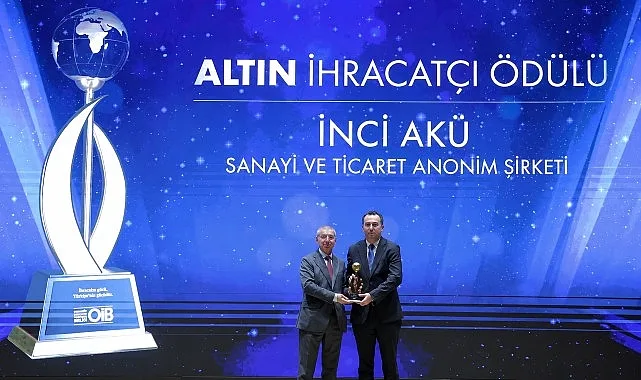 İnci Akü, Küresel İhracattaki Gücünü Altın Ödülle Perçinledi