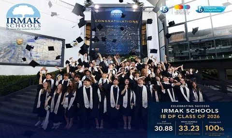 Irmak Okulları IB DP 2026'da %100 Başarı ile Dünya Ortalamasını Aştı