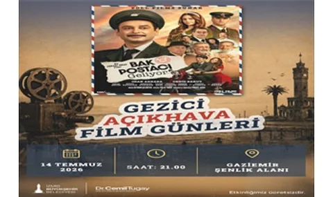 İzmir'de Yaz Akşamları Sinema Keyfi: Gezici Açıkhava Film Günleri Devam Ediyor