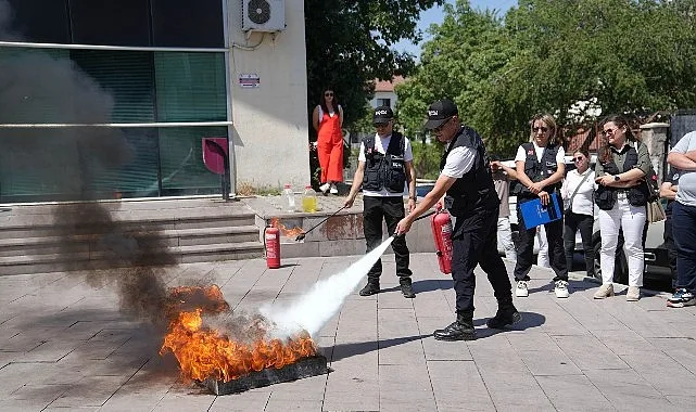 Keçiören Belediyesi Personeline Afet ve Yangın Eğitimi Verildi