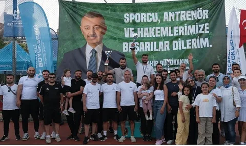 Kocaeli Büyükşehir Tenis Turnuvası Tatlıkuyu Vadisi'nde Son Buldu