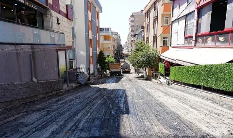 Maltepe Fındıklı Fırat Sokak'ta Kapsamlı Yol Yenilemesi Devam Ediyor