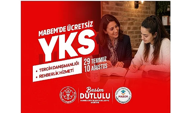 Manisa Büyükşehir Belediyesi'nden Üniversite Adaylarına Ücretsiz YKS Tercih Desteği