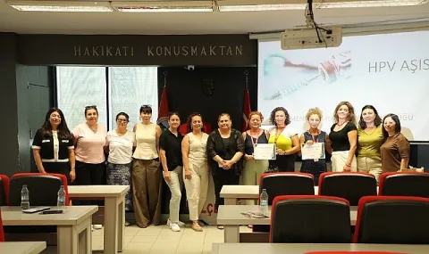Menderes Belediyesi'nden Kadın Çalışanlara Rahim Ağzı Kanseri Eğitimi