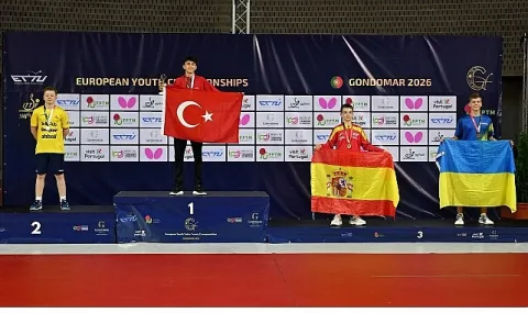 Milli Masa Tenisçimiz Görkem Öçal U15 Avrupa Şampiyonu Oldu