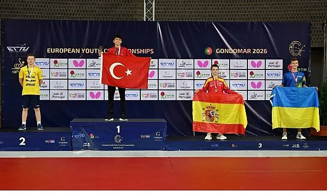 Milli Masa Tenisçimiz Görkem Öçal U15 Avrupa Şampiyonu Oldu