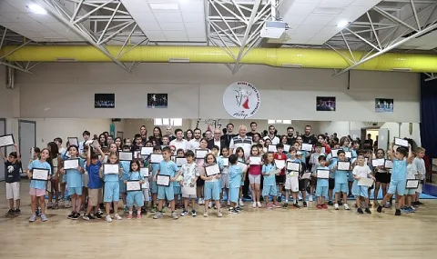 Nilüfer Yaz Spor Okulları İlk Döneminde 90 Çocuk Sertifika Aldı