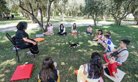 Osmangazi'de Çocuklar Kitapların İzinde Doğayla Buluştu