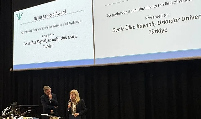 Prof. Dr. Deniz Ülke Kaynak, Politik Psikolojide Saygın Nevitt Sanford Ödülü'nü Aldı