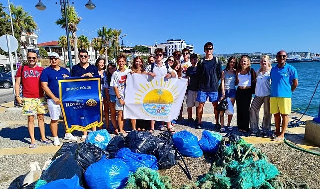 Rotary, Çeşme'de Deniz ve Kıyı Temizliğiyle Kalıcı Etki Başlattı