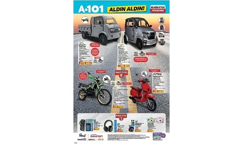 A101, 20 Ağustos'ta Elektrikli Kamyonet ve Çeşitli Teknoloji Ürünlerini Sunuyor
