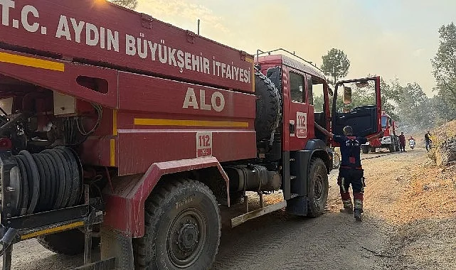 Aydın Büyükşehir Belediyesi Kuyucak Yangını İçin Seferber Oldu