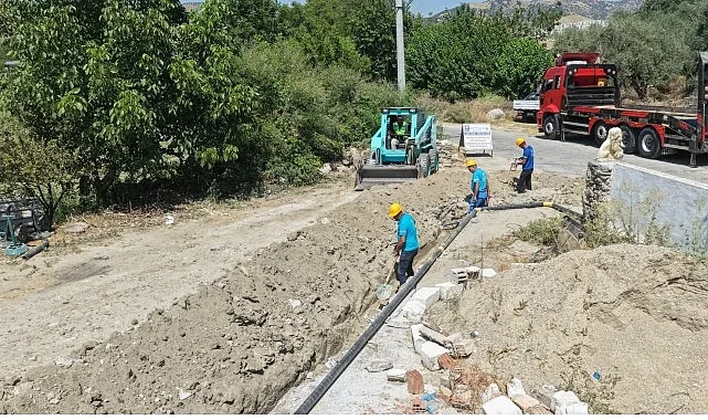 Aydın Büyükşehir'den Koçarlı Hacıhamzalar'a İçme Suyu Hattı Yatırımı