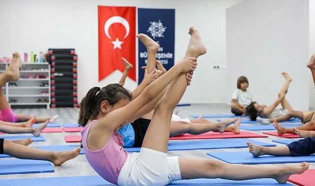 Aydın'da Çocuklara Ücretsiz Jimnastik Eğitimleri Sürüyor