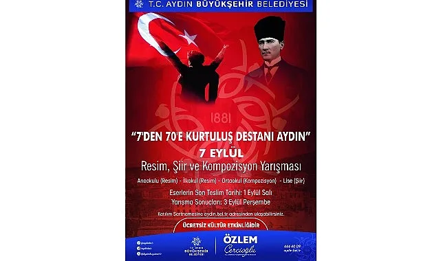 Aydın'ın Kurtuluşu İçin Ödüllü Resim, Şiir ve Kompozisyon Yarışması
