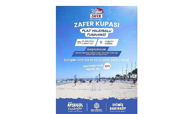 Bakırköy'de 30 Ağustos Coşkusu: Plaj Voleybolu ve Türkü Akbayram Konseri