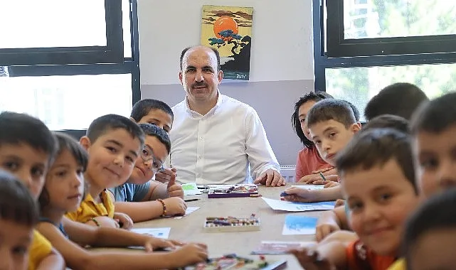 Başkan Altay'dan Bilgehane ve Kur'an Kursu Öğrencilerine Ziyaret