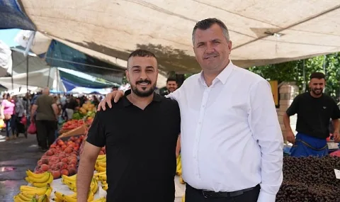 Başkan Taşyasan'dan Saray Semt Pazarında Esnaf ve Vatandaş Ziyareti