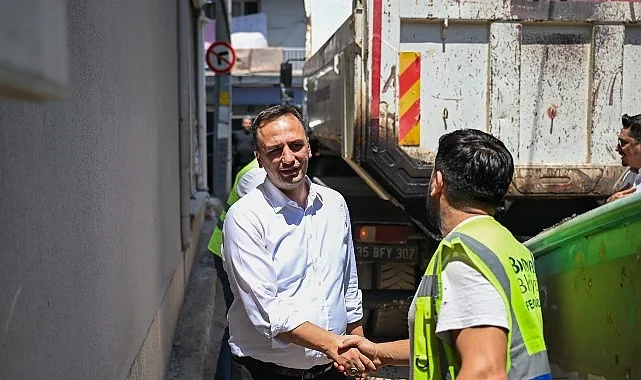 Bornova'da Başkan Eşki'den Çamdibi Asfalt Çalışmalarına Yerinde İnceleme