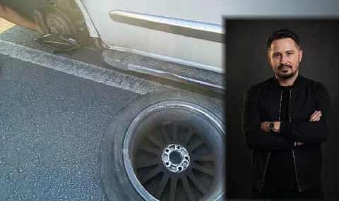 DJ Mahmut Görgen Çorlu'da Ölümden Döndü: Aracının Tekeri Fırladı
