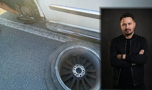 DJ Mahmut Görgen Çorlu'da Ölümden Döndü: Aracının Tekeri Fırladı