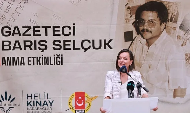 Gazeteci Barış Selçuk Karabağlar'da Anıldı: Mesleğine Adanmış Bir Ömür