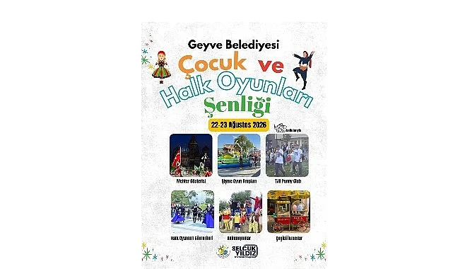Geyve'de Çocuk ve Halk Oyunları Şenliği İki Gün Sürecek