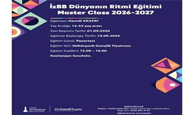 İzmir Büyükşehir'den Sanatseverlere Yeni Eğitim Dönemi Başlangıcı