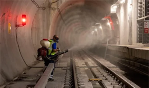 İzmir Metrosu'nda Gece Saatlerinde Halk Sağlığı İçin Kapsamlı Vektör Mücadelesi