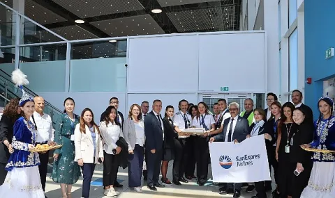 İzmir ve Almatı'yı Birleştiren Direkt Uçuşlar Başladı