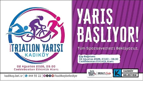 Kadıköy Sprint Triatlonu'nda Büyük Heyecan: 500 Sporcu Yarışacak