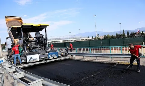 Kocaeli 15 Temmuz Köprülü Kavşağı'nda Üstyapı Yenilemeyle Güvenli Ulaşım